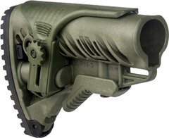 Приклад FAB Defense GLR-16 CP з регульованою щокою для AR15/M16 олива