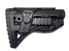 Приклад FAB Defense GLSHOK з регульованою щокою для M4. Колір - чорний